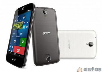 Acer 發表會展出首款 Windows 10 手機 Jade Primo，可接電腦 Dock 設計與 Lumia 互別苗頭