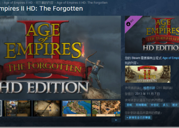 歷久不衰的經典鉅作　《世紀帝國II》主程式加最新資料片組合包特價中