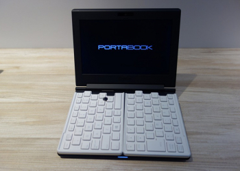 小筆電鍵盤不再難打！這台8吋PORTABOOK XCM10筆電可藏入12吋的鍵盤