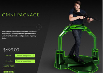 搭配VR虛擬實境眼鏡最佳配備　環型移動控制器Omni近期出貨 - 電腦王阿達