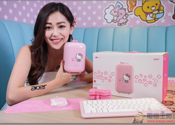 粉紅 Kitty 旋風來襲，Acer 1公升膠囊迷你 PC 限量甜蜜上市 - 電腦王阿達