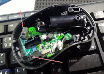 Logitech羅技滑鼠按鈕不靈敏或失效的DIY維修經驗分享