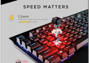 軸心大廠 Cherry 推出 Cherry MX Speed 銀軸，Corsair 獨佔半年新品已上市