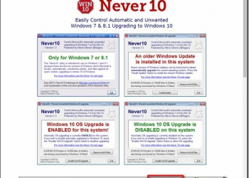 堅守Win7打死不換　用Never10來關閉煩人的Win10更新提示 - 電腦王阿達