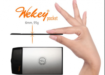 收納厚度僅6mm　Wekey Pocket全球最輕薄無線鍵盤 - 電腦王阿達