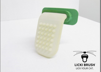 像貓咪一樣用舔的　LICKI Brush讓你能與貓咪有更親密的互動 - 電腦王阿達