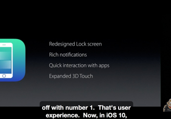 【WWDC2016】iOS 10正式登場！全新介面、更聰明的Siri、更有趣的Messenger