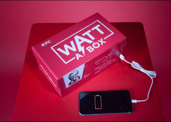 KFC最新Ｗatt A Box外帶盒　讓你吃炸雞時還能為手機充電 - 電腦王阿達