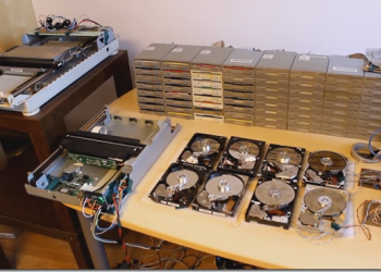 堪稱藝術家的土炮高手　用64台磁碟機與8顆硬碟演奏《星際大戰》主題曲 - 電腦王阿達