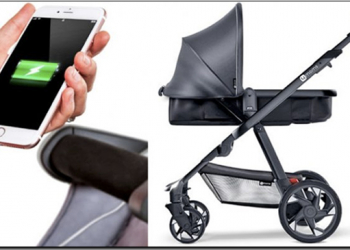 4moms Moxie 嬰兒車讓你邊推邊發電，自產自充科技又環保