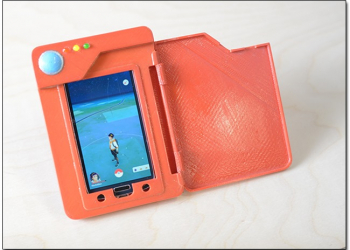 神奇寶貝訓練大師必備，國外玩家自製 3D 列印圖鑑行動電源手機殼 - 電腦王阿達