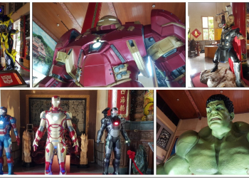 「台南景點」有鋼鐵人、美國隊長、浩克等英雄當護法的龍崎文衡殿 - 電腦王阿達