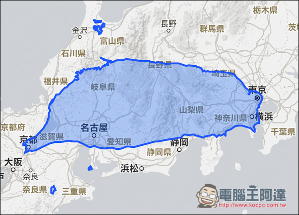 想知道台灣有多大嗎？The True Size輕鬆用真實面積圖來比較 - 電腦王阿達