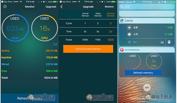 覺得iPhone跑得很慢嗎？用AutoFreeRam幫你一鍵釋放記憶體 - 電腦王阿達