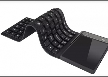 你以為只是個軟質可折疊鍵盤？不，Vensmile K8 是個你可以帶著走的 PC - 電腦王阿達