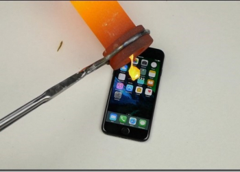 史上最霸氣的破壞　融掉50克999純金破壞iPhone 7 - 電腦王阿達