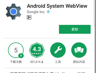 請更新Android System WebView　修正通訊軟體內建瀏覽器無法開啟網頁問題 - 電腦王阿達