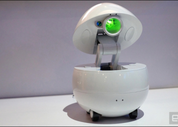 [ CES2017 ]Panasonic也帶來一款蛋殼機器人　不過是桌上型、主推投影功能 - 電腦王阿達