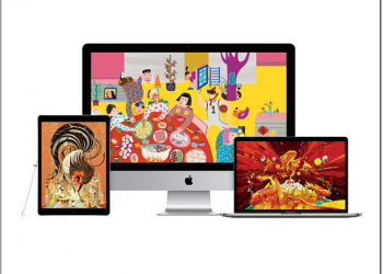 Apple 推出一系列中國春節風官方桌布，賦予傳統年畫全新風貌