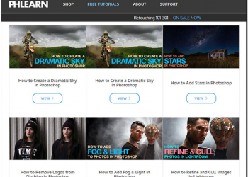 Phlearn 照片後製免費教學網站，700 多部影片隨你看，Photoshop 新手入門不苦手