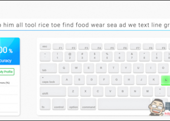 Typing Bolt內建AI人工智慧功能的免費英打練習網站！客製化課程，有效提升你的英打速度 - 電腦王阿達