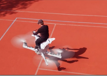 反重力機車真實版　國外廠商以四軸飛行器為概念推出飛行摩托車 - 電腦王阿達