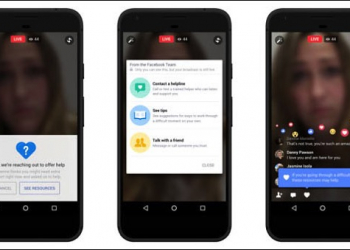 Facebook將預防自殺工具加入到觀看直播功能中，需要時能快速取得協助 - 電腦王阿達