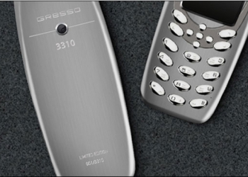 瑞士廠商 Gresso 也推出 3310 功能型手機，更堅硬更尊榮