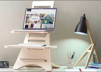 工作久坐不舒服的救星　HumbleWorks組合式站立木架，兼具收納、調整與使用三大特性 - 電腦王阿達