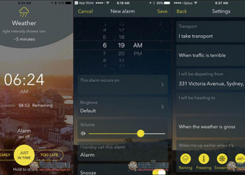 不用再擔心遲到！Easy Riser自動偵測當天天氣、交通狀況　來決定要不要提早叫醒你的智慧鬧鐘App - 電腦王阿達