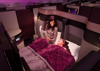 飛機上也有雙人床可睡，卡達航空推出比美頭等艙的 Qsuite 商務艙服務 - 電腦王阿達