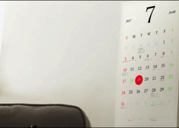 日本團隊打造出一款支援Google Calendar同步功能的「Magic Calendar」智慧日曆 - 電腦王阿達