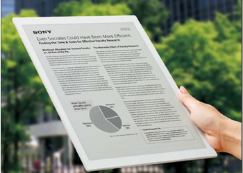 SONY 在日發表 13.3 吋電子墨水平板，高解析度、省電還附觸控筆