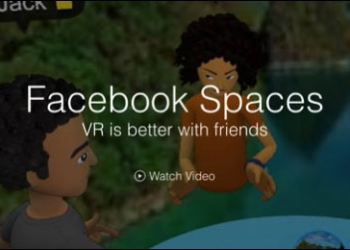 Facebook推出「Facebook Spaces」VR虛擬社群應用　與朋友進行更直接互動 - 電腦王阿達