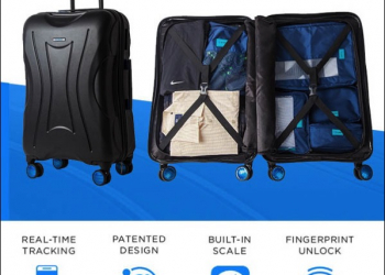 E-CASE 安全性極高的智慧行李箱！內建 GPS 與指紋解鎖功能 - 電腦王阿達