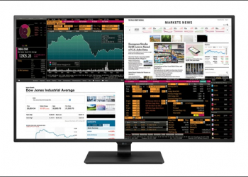 看盤神器，LG 於日本推出可分割四個獨立顯示的 FullHD 畫面的 4K 螢幕 43UD79-B - 電腦王阿達