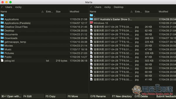Marta 比 Mac 內建 Finder 還好用的檔案管理免費工具！輕鬆完成複製、移動等動作 - 電腦王阿達