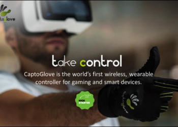 覺得VR不好操作嗎？ CaptoGlove 藍牙手套讓你動動手指，就能控制所有功能！玩遊戲也行 - 電腦王阿達