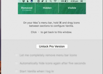 Vanilla 幫你把 MocOS 選單列中不常用的功能圖示隱藏起來！還你更乾淨介面 - 電腦王阿達
