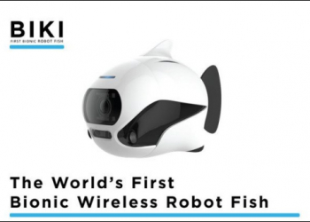 BIKI 魚型無人機 不會飛，卻會在水下拍攝畫面