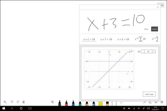 為教育而生的微軟 Whiteboard 程式曝光，輸入算式能做出圖表 - 電腦王阿達