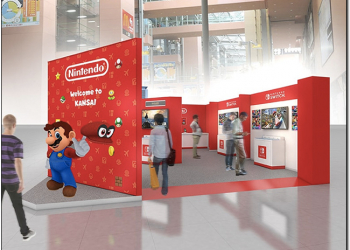 任天堂在關西機場搭建大型 Nintendo Check In 試玩區，去旅遊別忘了就地看看