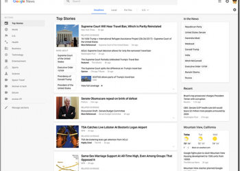 Google新聞 將更新電腦版介面，除了操作更方便也給使用者更多個人化空間