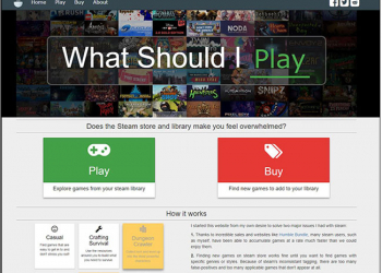 玩家自建「 What Should I Steam 」，讓你不用大海撈針找遊戲