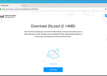 Mozilla 推出效期限時 24 小時/僅限一次下載的加密檔案分享服務 Send ，最大支援 1GB