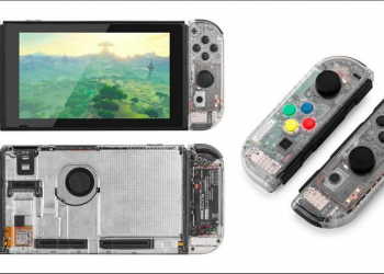 看膩了灰色嗎？試試把任天堂SWITCH變成透明外殼新裝