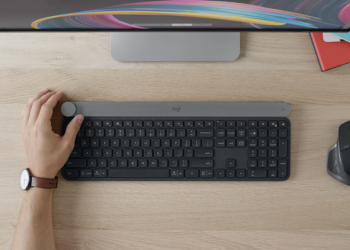 羅技為設計人打造一款具有實體旋轉鈕的 Logitech Craft keyboard 無線鍵盤 - 電腦王阿達