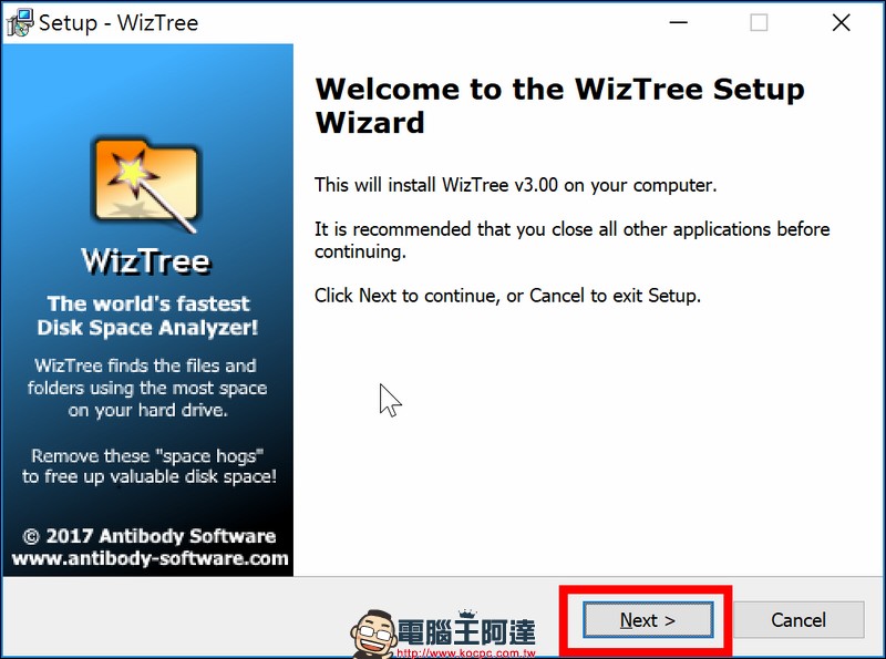 WizTree 用飛快的速度幫你找出系統空間使用情形，揪出 C 槽中的肥貓 - 電腦王阿達