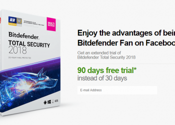【限時免費】Bitdefender Total Security 2018 高評價防毒軟體，免費 90 天授權  自定引言