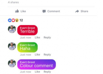 可以不要嗎？ Facebook 正想讓你的動態留言也變得彩色 - 電腦王阿達